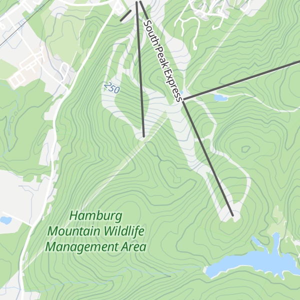 Map of Bear Peak