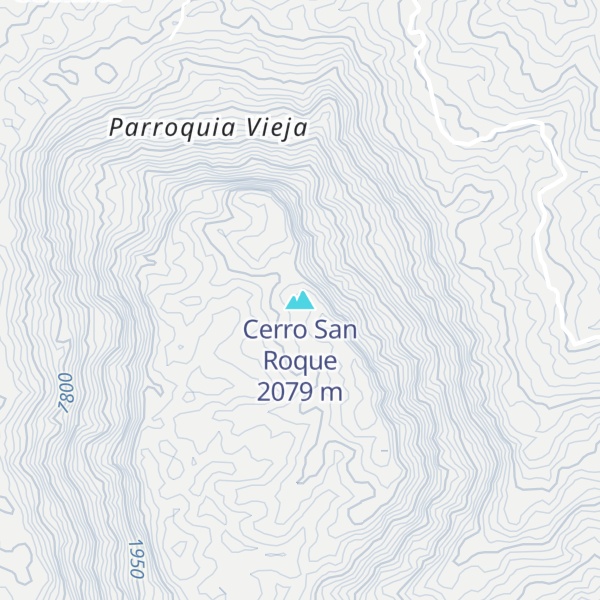 Map of Cerro San Roque
