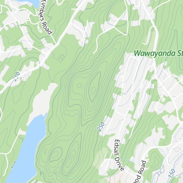 Map of Pochuck Mountain