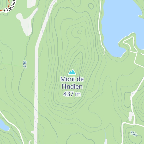 Map of Mont de l'Indien
