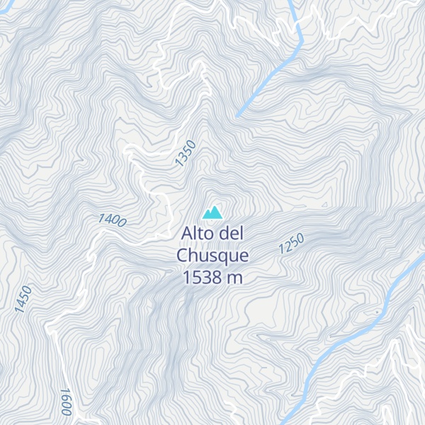 Map of Alto del Chusque