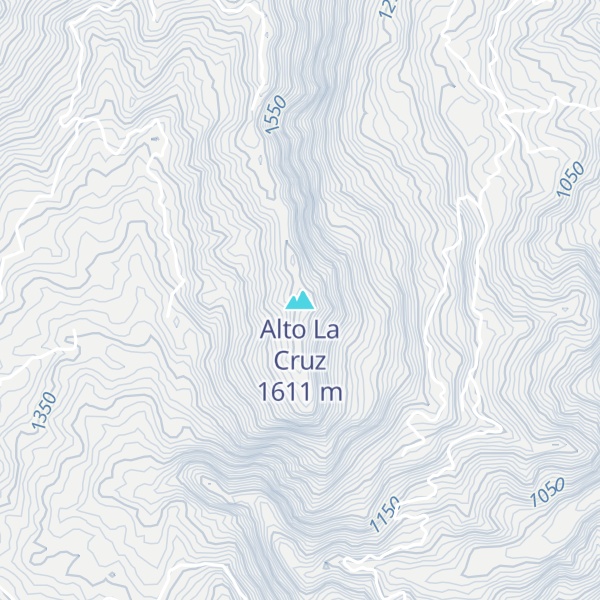 Map of Alto La Cruz