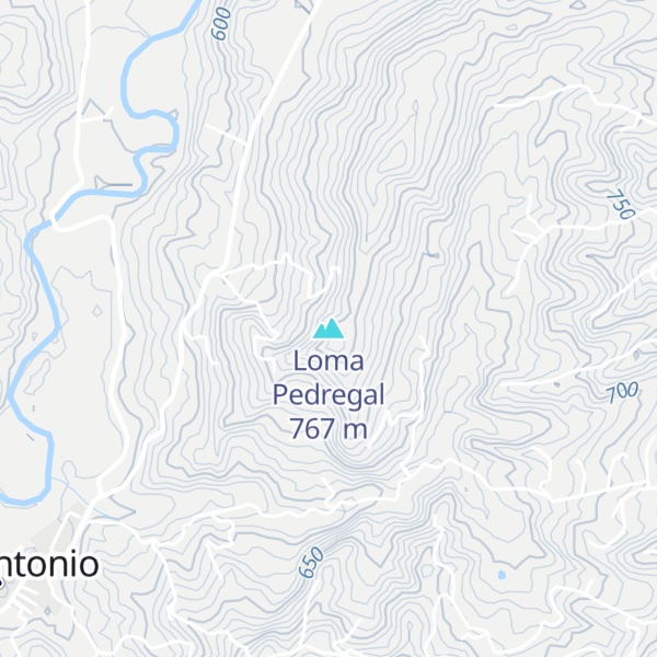 Map of Loma Pedregal
