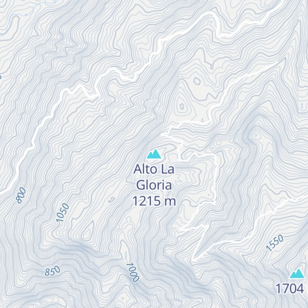 Map of Alto La Gloria