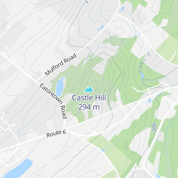 Map of Castle Hill