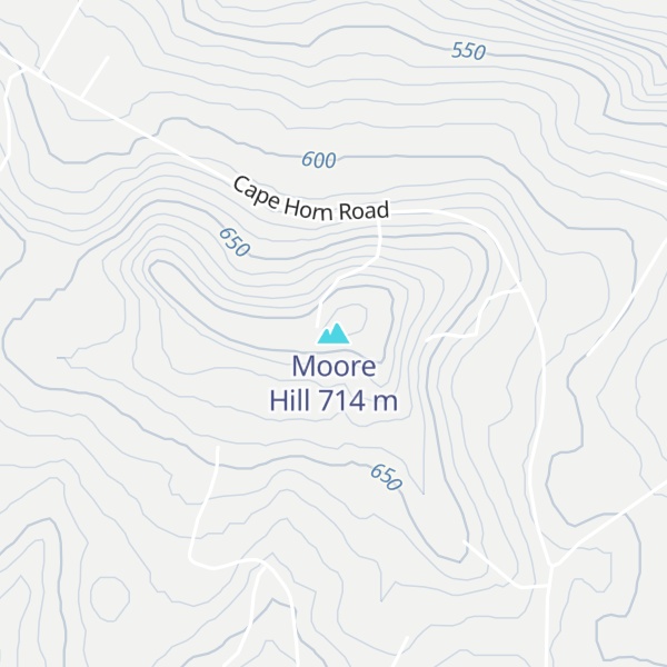 Map of Moore Hill