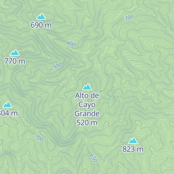 Map of Alto de Cayo Grande