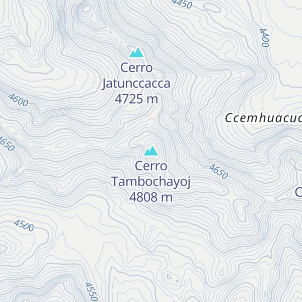 Map of Cerro Tambochayoj