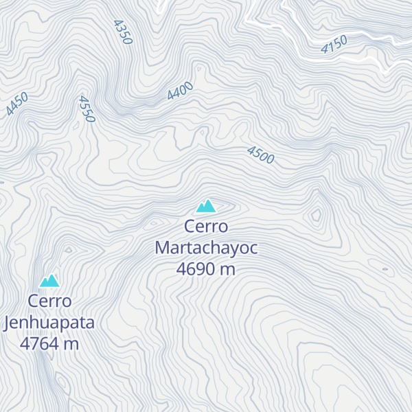 Map of Cerro Martachayoc