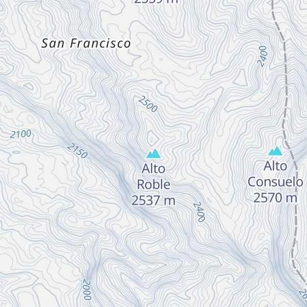 Map of Alto Roble