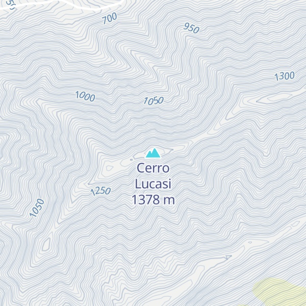 Map of Cerro Lucasi
