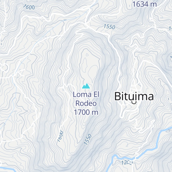 Map of Loma El Rodeo