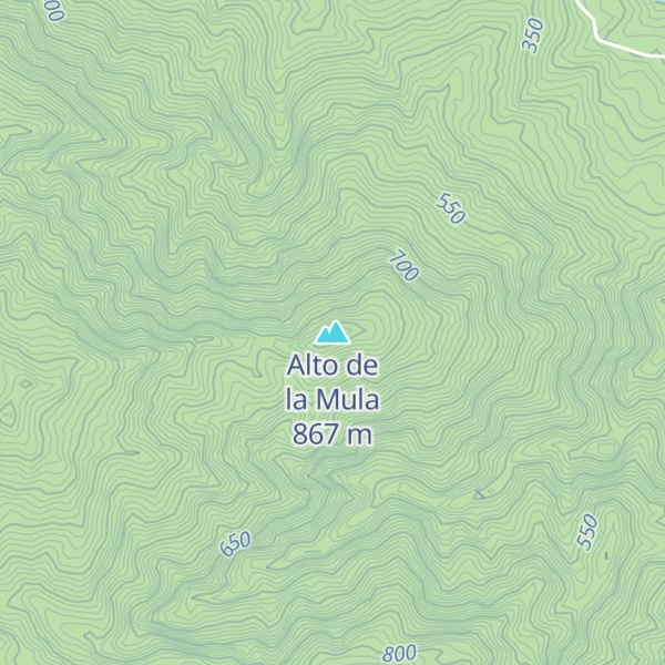 Map of Alto de la Mula