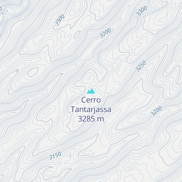 Map of Cerro Tantarjassa