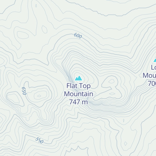 Map of West Mountain