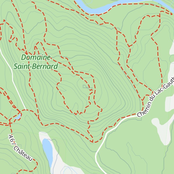 Map of Mont Saint-Bernard