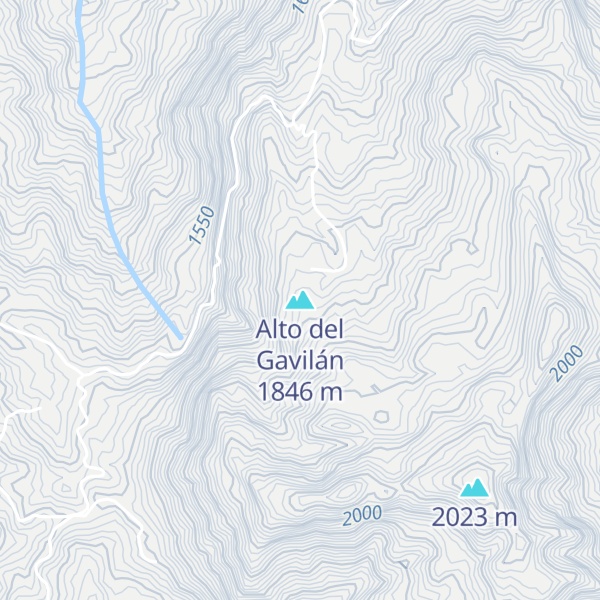 Map of Alto del Gavilán