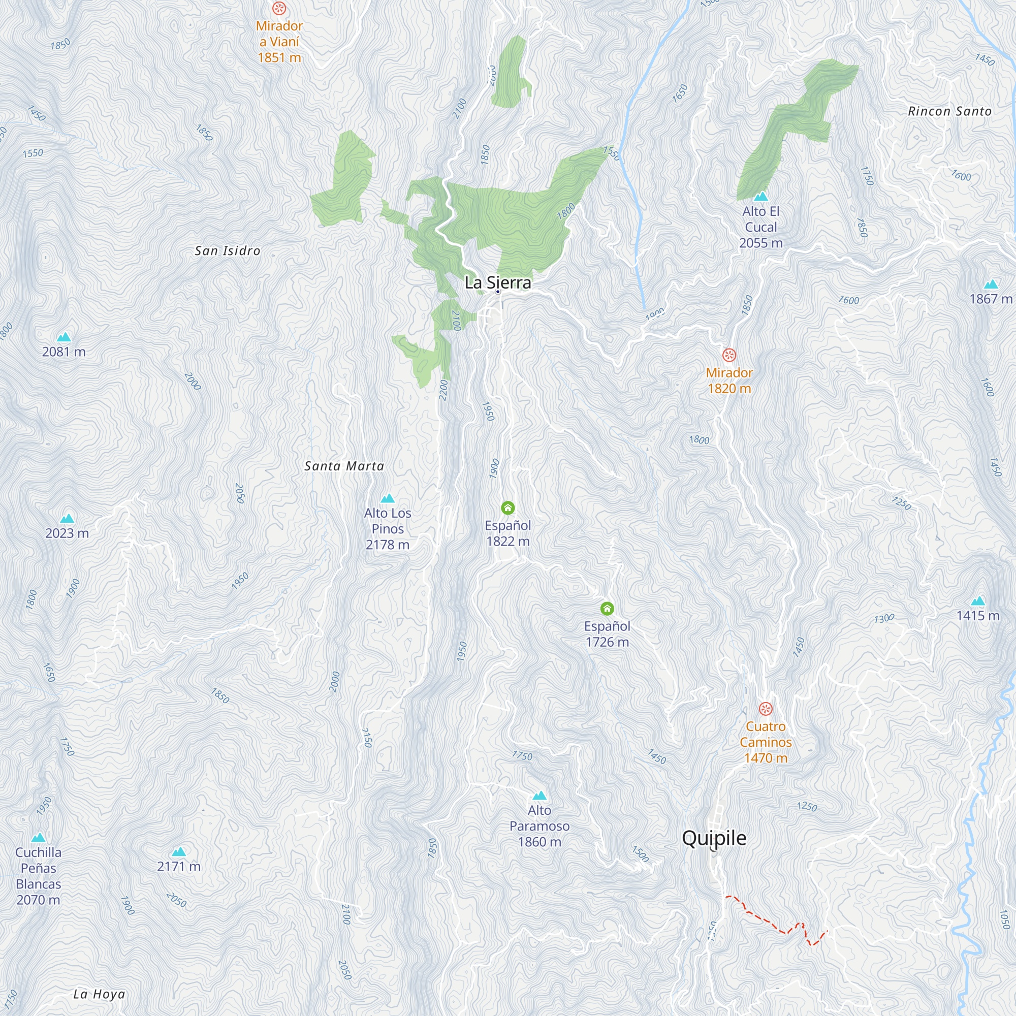 Español map