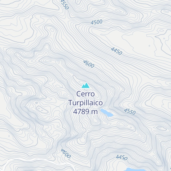 Map of Cerro Turpillaico