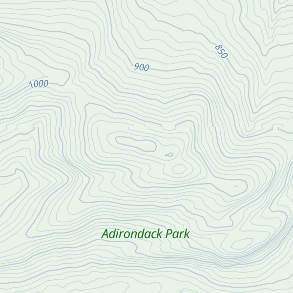 Map of Manbury Mountain