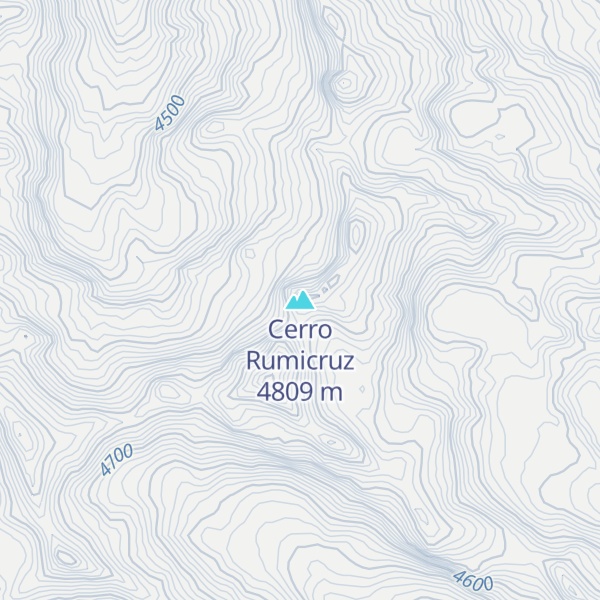 Map of Cerro Rumicruz