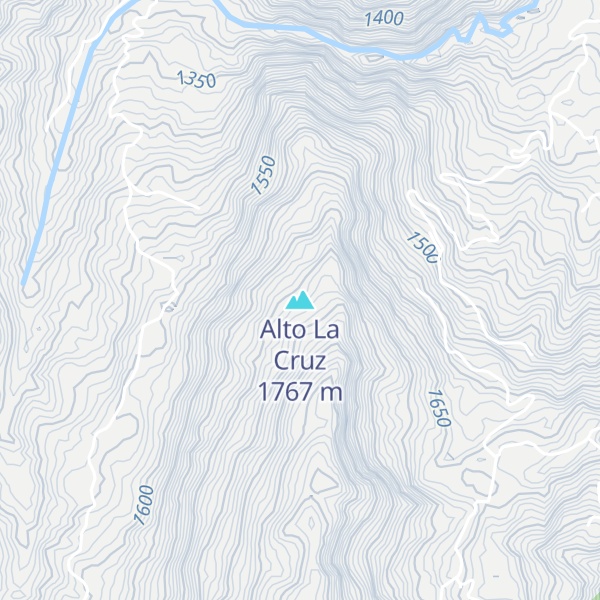 Map of Alto La Cruz