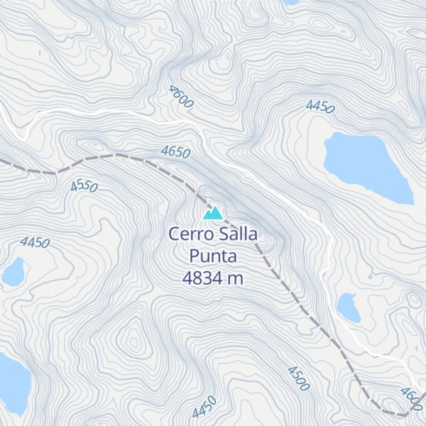 Map of Cerro Salla Punta