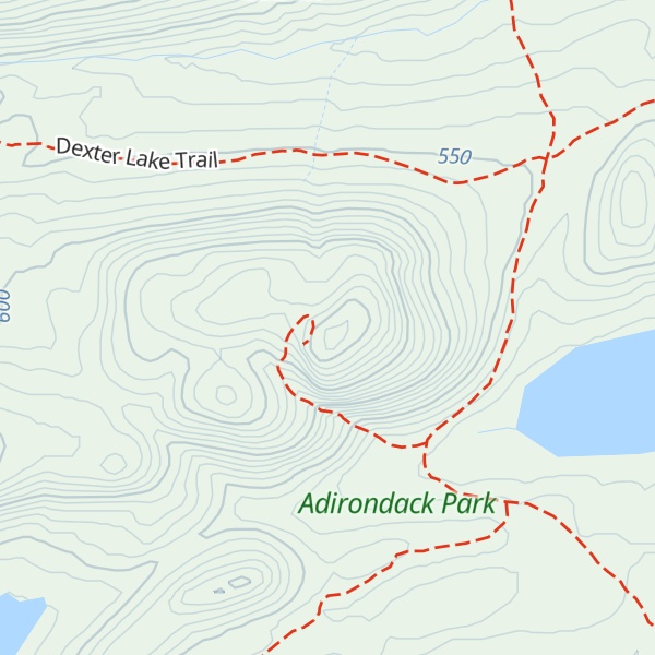 Map of Good Luck Mountain