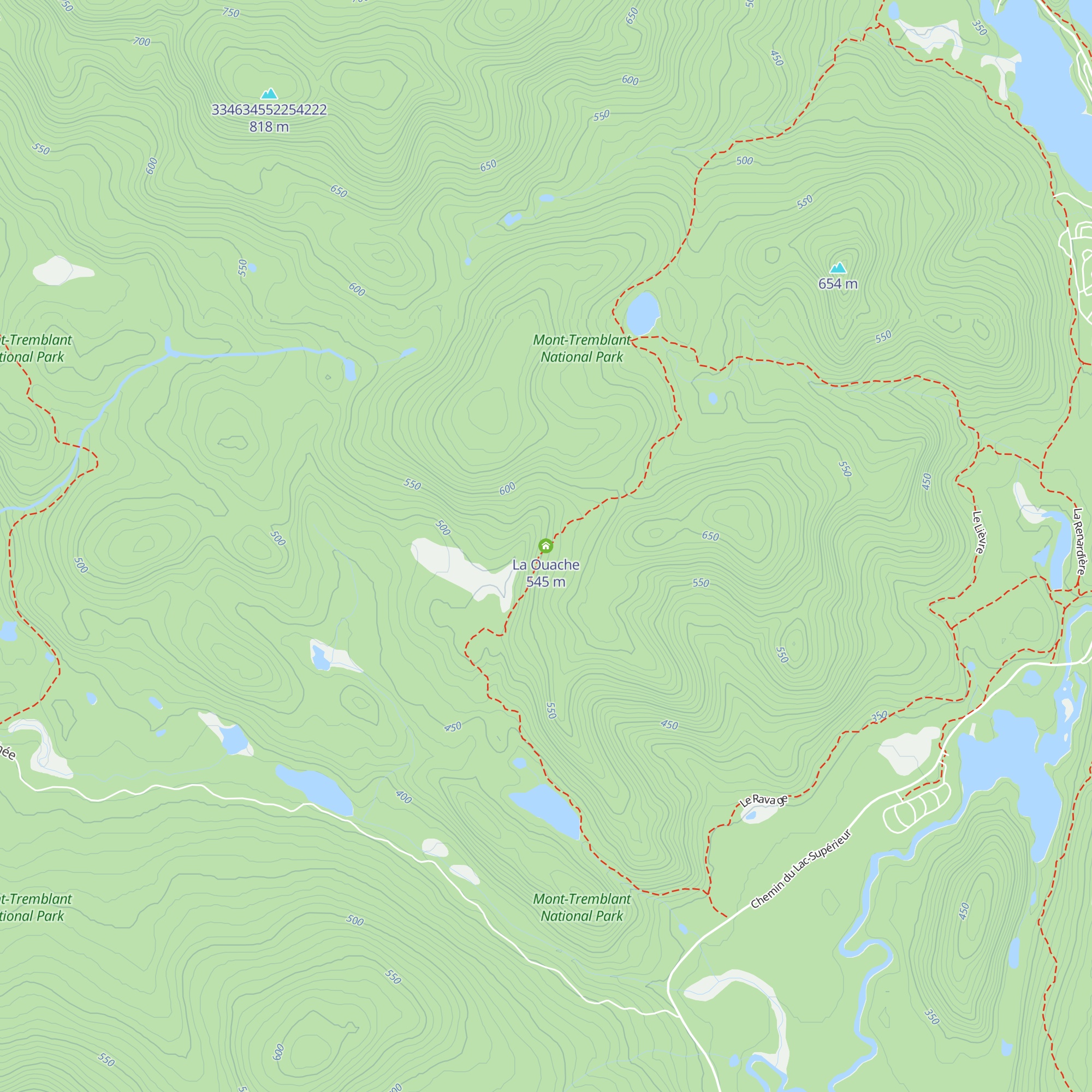 La Ouache map