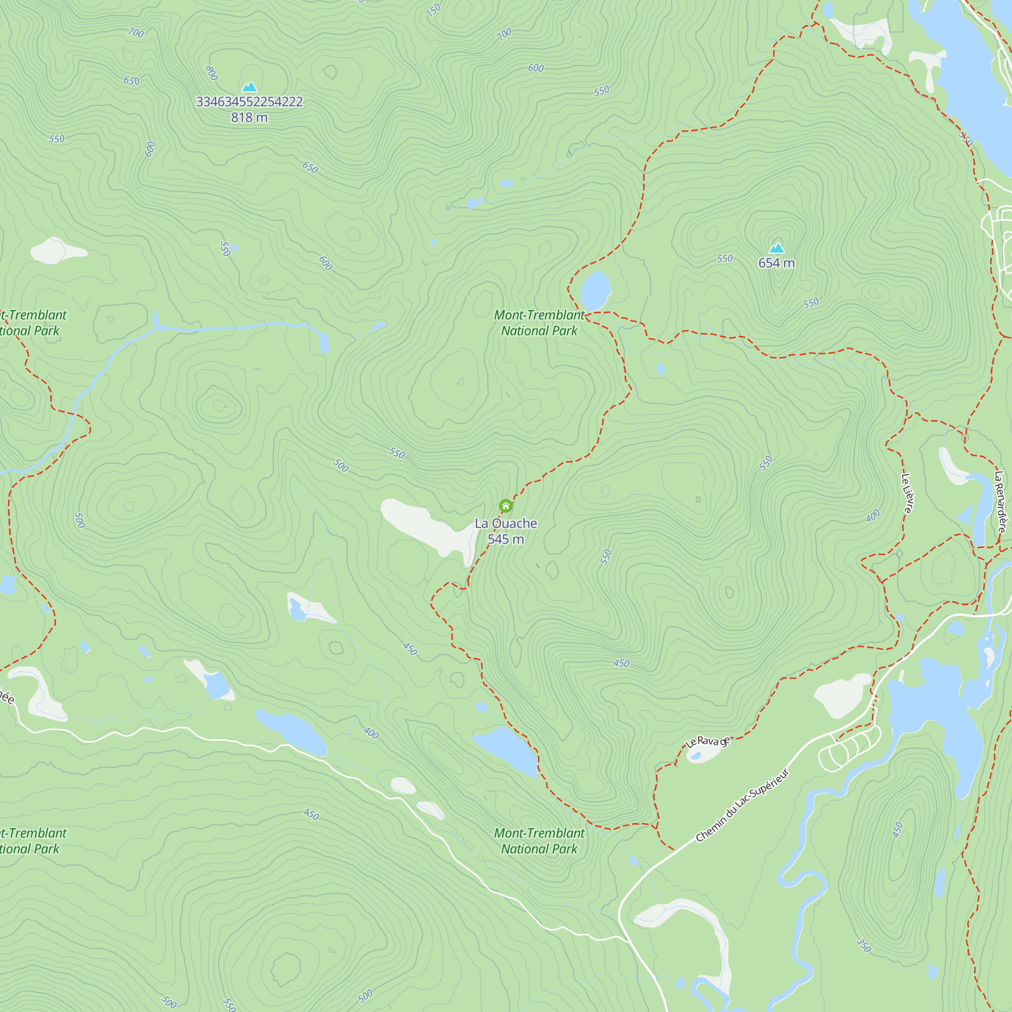 La Ouache map