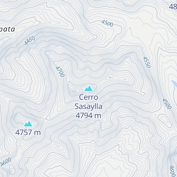 Map of Cerro Sasaylla