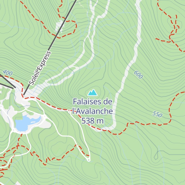 Map of Falaises de l'Avalanche