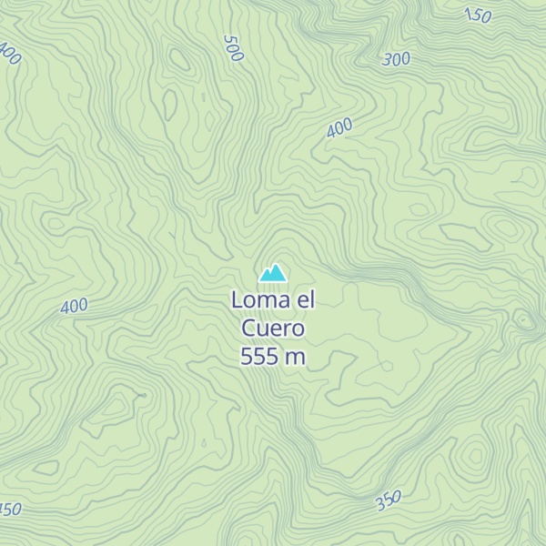 Map of Loma el Cuero