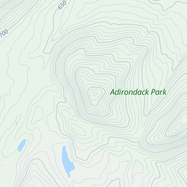 Map of Stacy Mountain