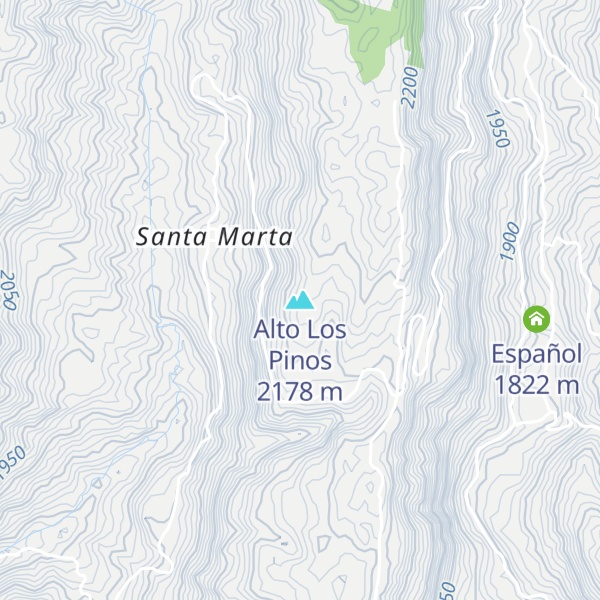 Map of Alto Los Pinos