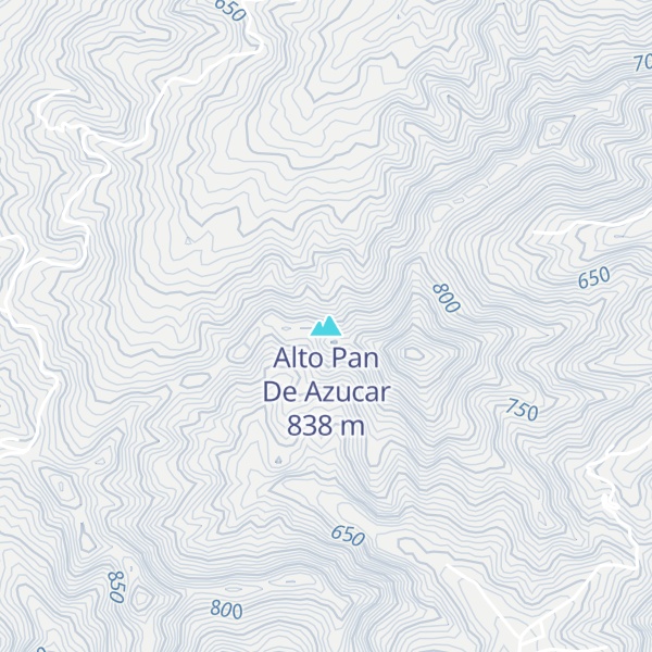Map of Alto Pan De Azucar