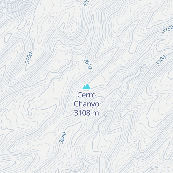 Map of Cerro Chanyo