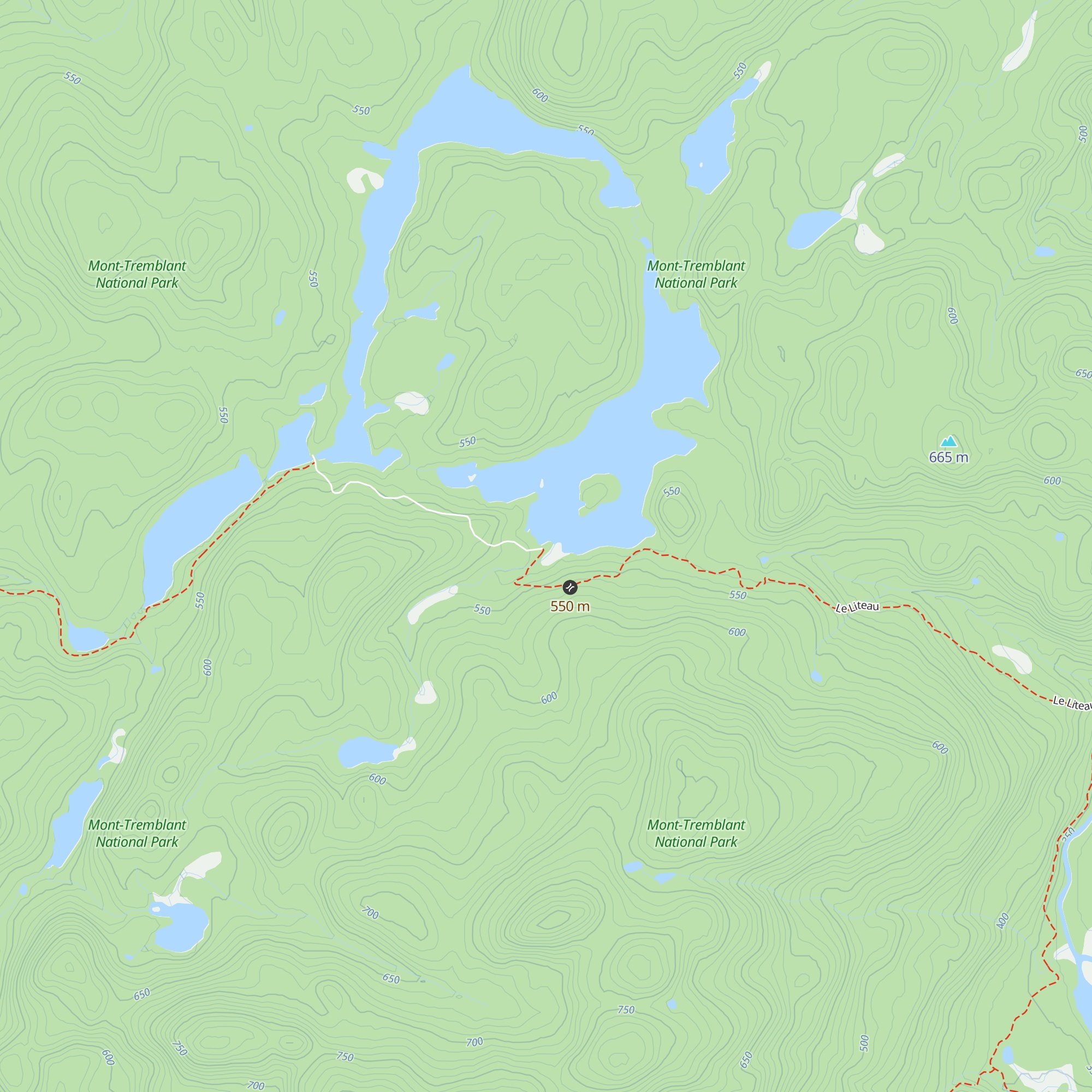Le Liteau map