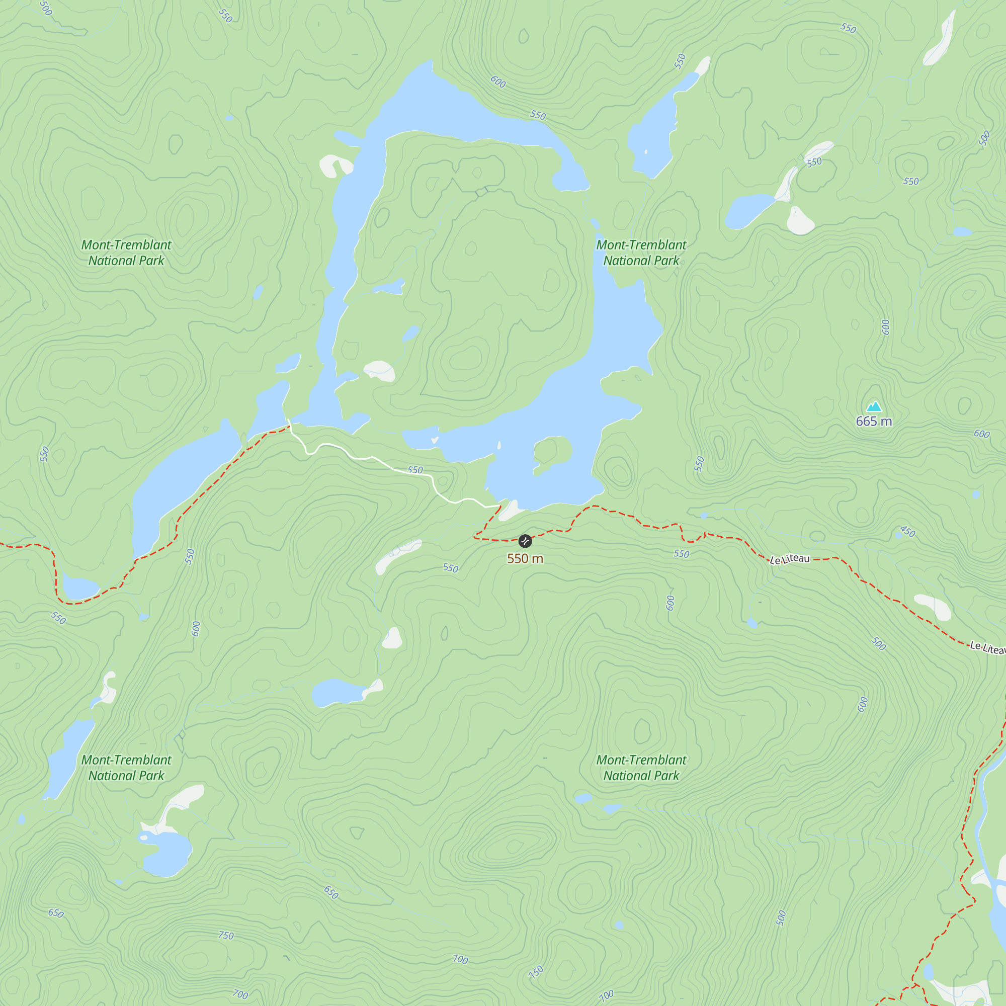 Le Liteau map