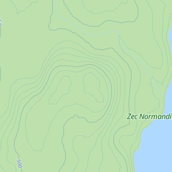 Map of Montagne Opwanaka