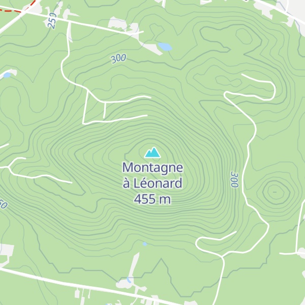 Map of Montagne à Léonard