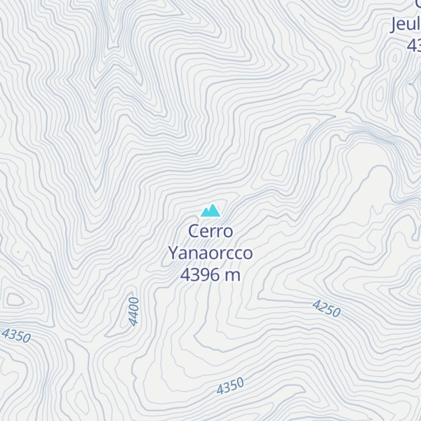 Map of Cerro Yanaorcco