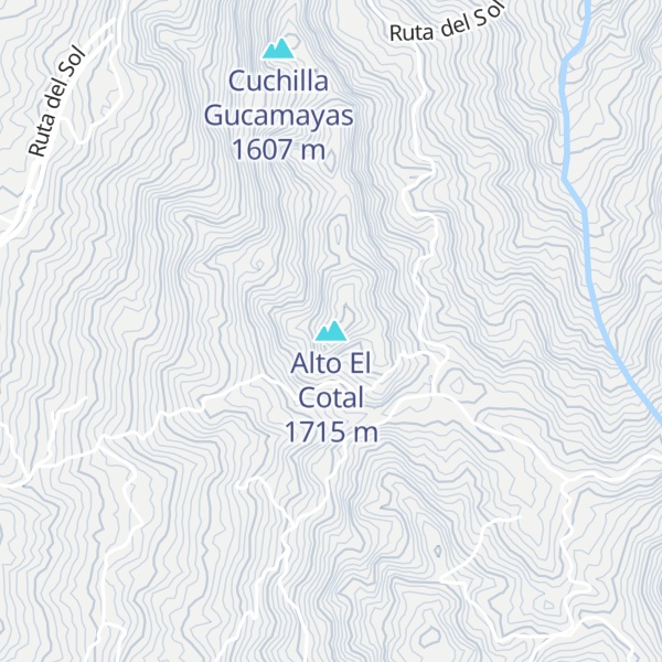 Map of Alto El Cotal