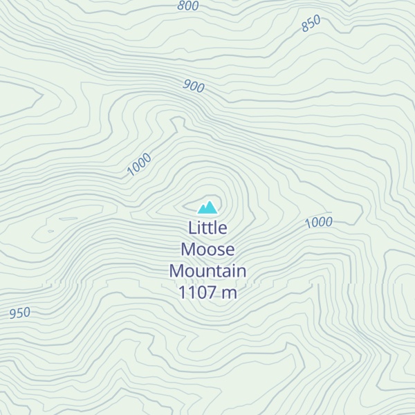 Map of Little Moose Mountain