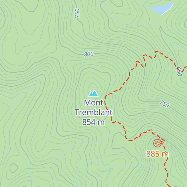 Map of Mont Tremblant
