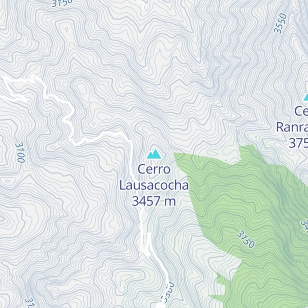 Map of Cerro Lausacocha