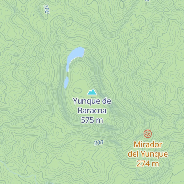 Map of Yunque de Baracoa