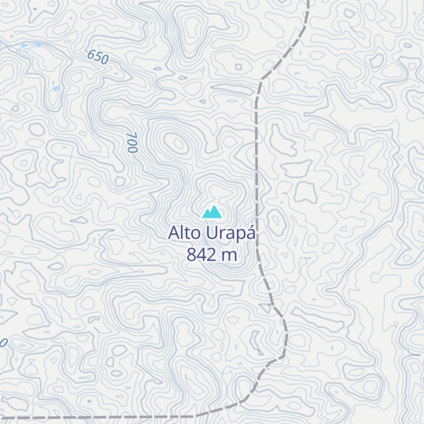 Map of Alto Urapá