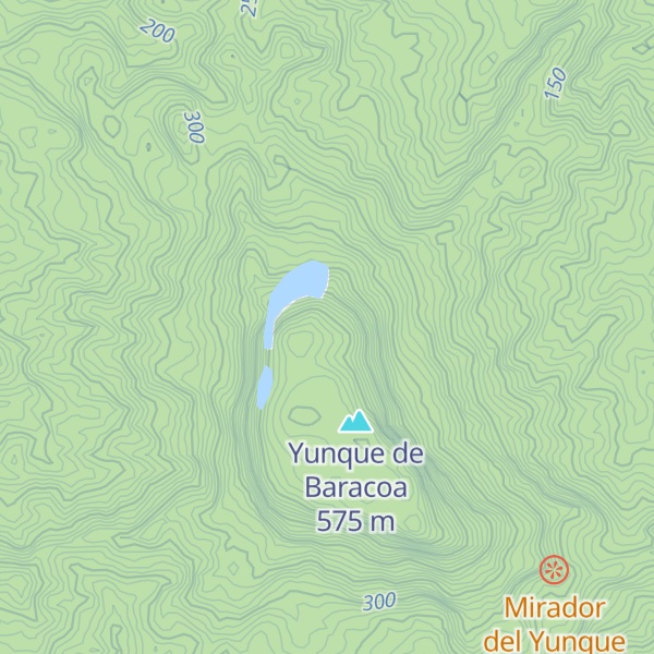 Map of Loma El Yunque de Baracoa