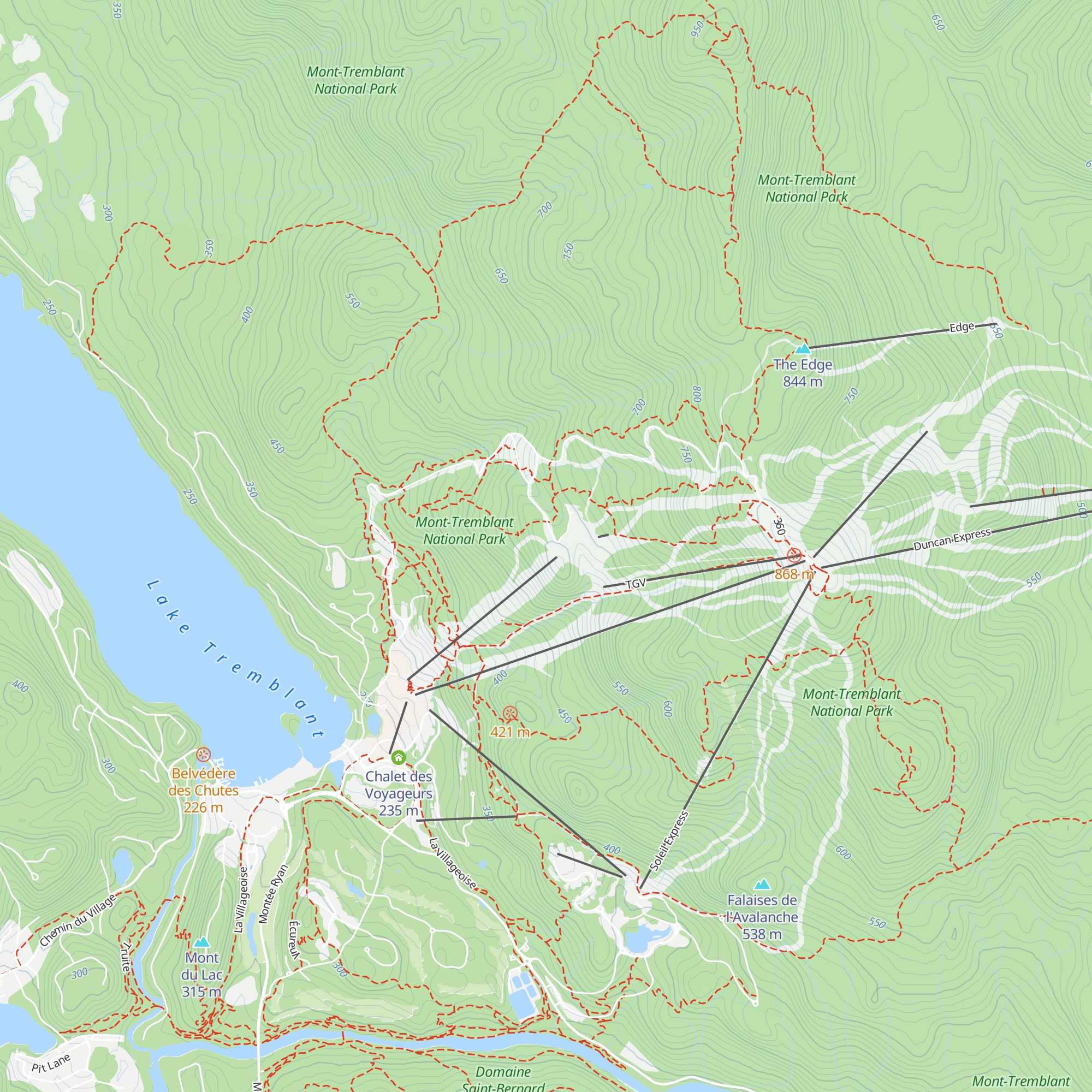 Cabane Croche map